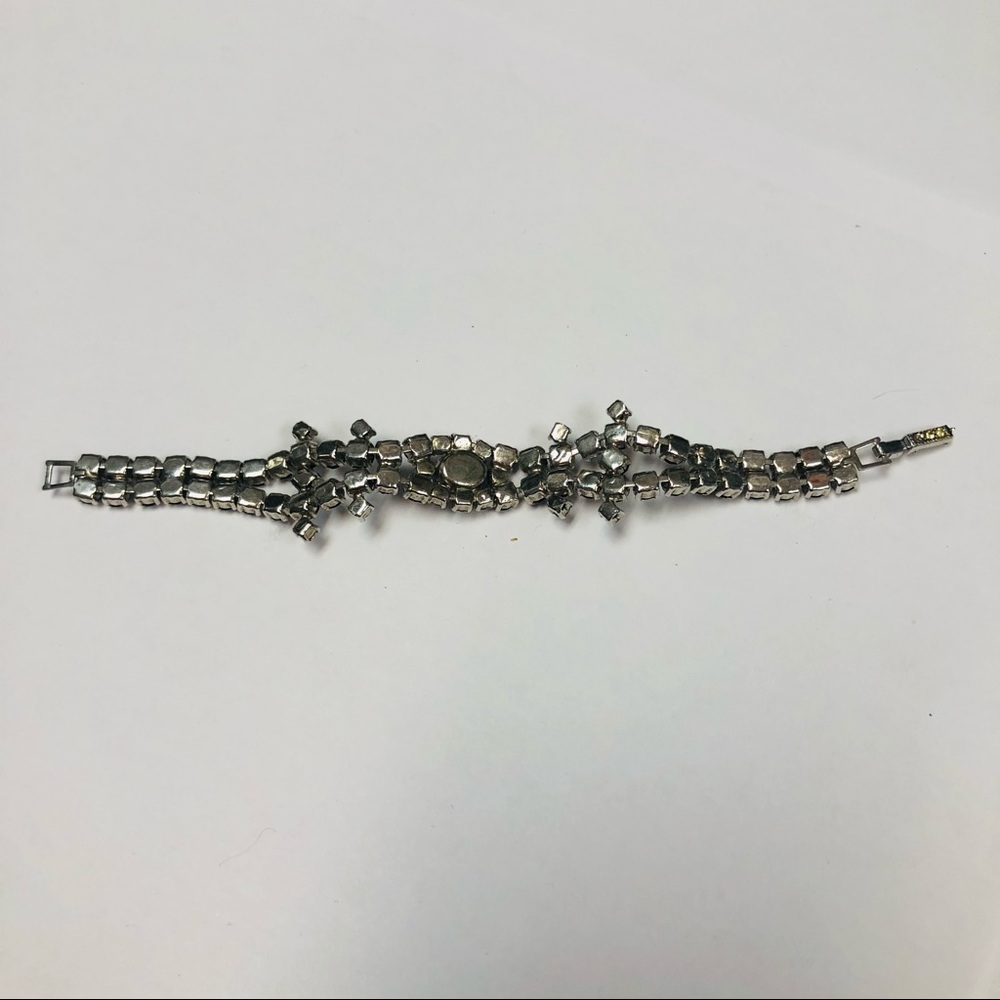 VINTAGE RHINESTONE BRACELET - Picture 7 of 9
